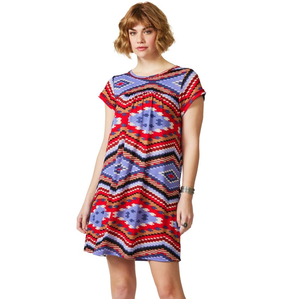 🐎 Double D Ranch Sierra Bonita Serape Dress Boho Bohemian Western